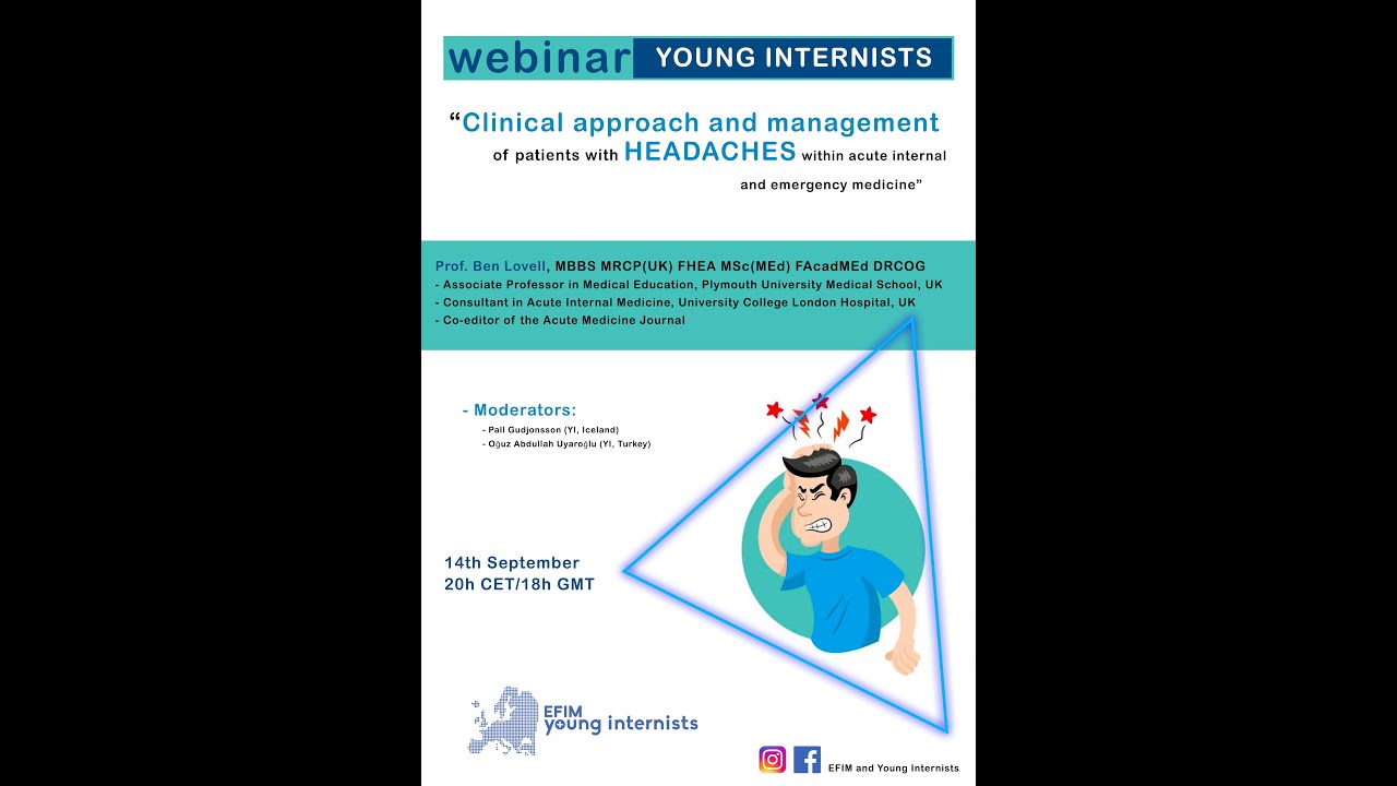 YI Webinar - Headache: Clinical approach and management of patients with headaches