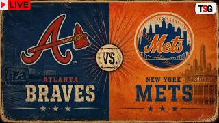 Braves vs Mets LIVE | Chris Sale vs Christian Scott | MLB Live Score & Play By Play | Watchalong