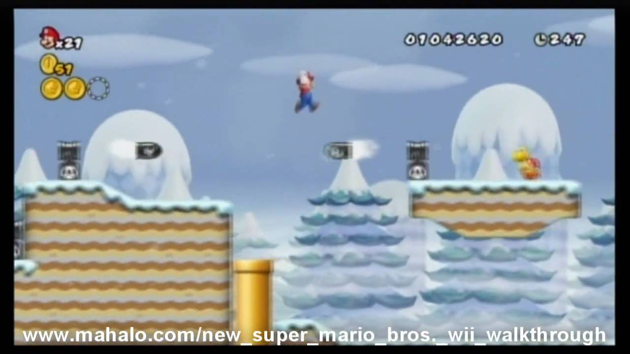 new super mario bros wii world 3