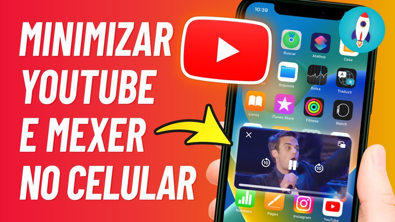 Como MINIMIZAR O YOUTUBE no iPhone Assistir e Mexer no Celular YouTube