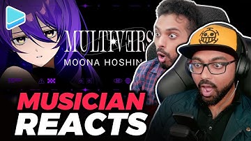 Musicians Reacts to Hololive ID -【Original Song】Multiverse【Moona Hoshinova】| First Time Reaction!
