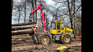 🌲4K *OnBoard* Welte W230 4WD • Skidder in Action • LoggingPure • PCM-Forst • Langholz •  on limit🌲