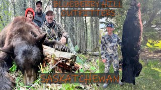 {BLACK BEAR HUNTING IN SASKATCHEWAN} THREE GREAT BEAR HUNTS FROM BLUEBERRY HILL OUTFITTERS