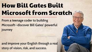 How Bill Gates Built Microsoft from Scratch || English Story Listening Practice ✅