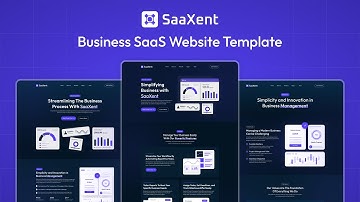 SaaXent - SaaS Website Template / The Perfect Template for SaaS Businesses