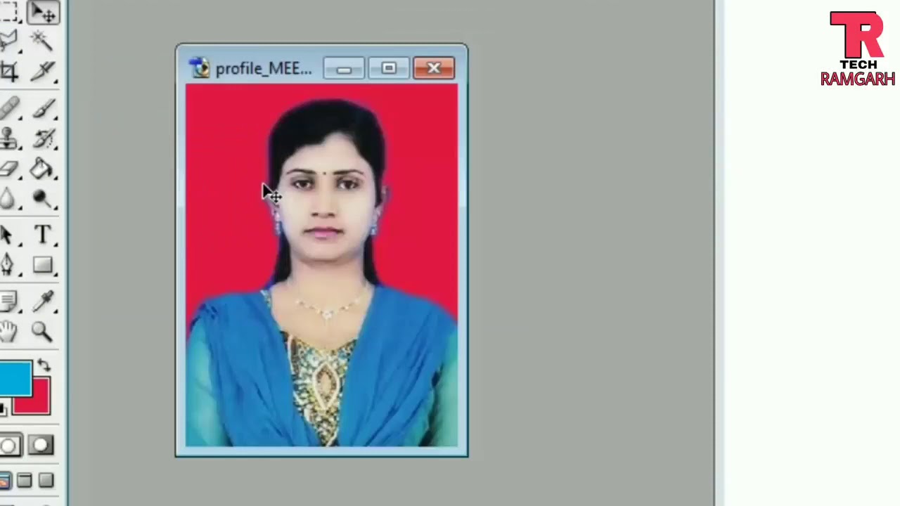 passport photo maker in photoshop