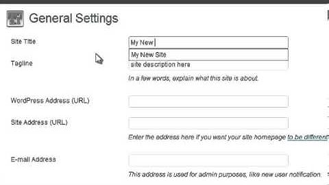 Wordpress Tutorial 2 - Changing Site Title & Description