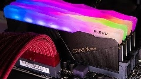 KLEVV Memory : CRAS X RGB
