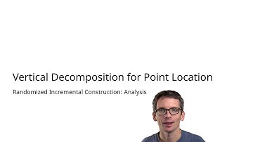 Vertical decomposition for point locations, part 3: analysis of randomized incremental construction