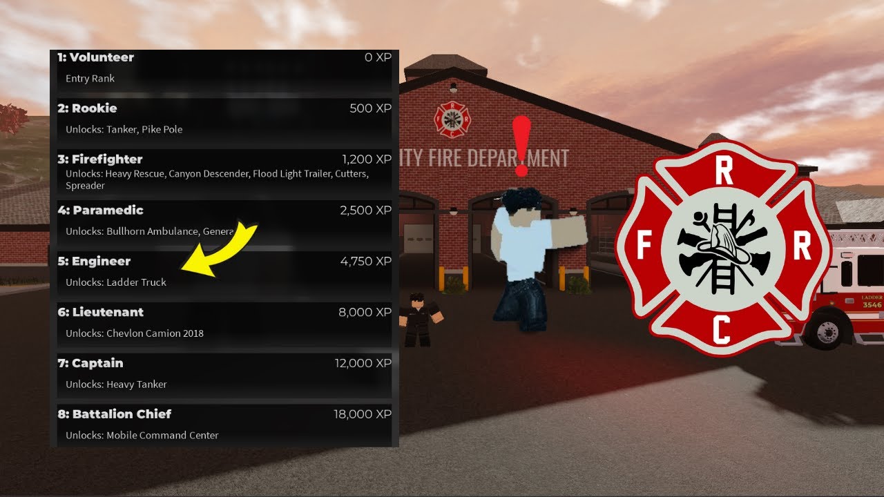 Fi Fire Rescue Ranks Getting The Next Rank On The Fire and Rescue Team in ERLC - YouTube