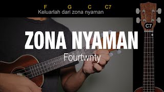 (CHORD UKULELE) Zona Nyaman - Fourtwnty