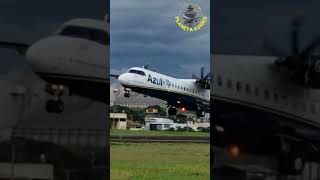 cachorro invade pista, quase deu ruin #avião #rioverde #cachorro #aeroportos  #avioes