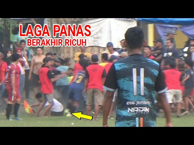 ricuh - PUTRA BRAWIJAYA [ 0 - 2 ] AKRAB FC / semifinal / ASMOROBANGUN CUP 2022 - live lap mitra muda class=