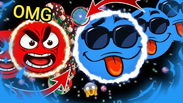 REMARKABLE DOUBLE-REVERSE TRICKSPLIT !!!  MASSIVE DOUBLE SPLIT |  INSANE DOUBLE TRICK | ( agar.io)
