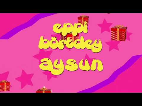 İyi ki doğdun AYSUN - İsme Özel Roman Havası Doğum Günü Şarkısı (FULL VERSİYON) (REKLAMSIZ)