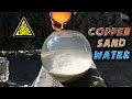 Molten Copper vs Sand and Water