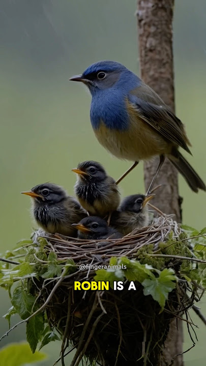 Siberian Blue Robin is One of The Most Stunning Birds #siberianbluerobin #birds #fingeranimal
