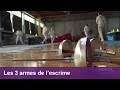 Hugues Obry, escrime - Les 3 armes de l’escrime