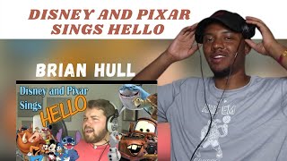 First Reaction To - Brian Hull - Disney and Pixar Sings Hello
