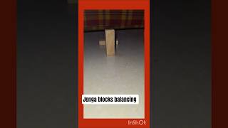 #jenga blocks balancing design #viral shorts #creative #wood #lifeisbutadream #woodworking