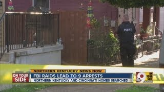 FBI drug raid nets 9 arrests