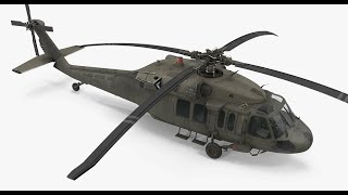 UPBGE - Helikopter Militer AS UH-60 Black Hawk #blendergameengine #model #india #games #tutorial screenshot 3