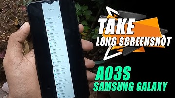 How To Take Long Screenshot - Samsung Galaxy A03s
