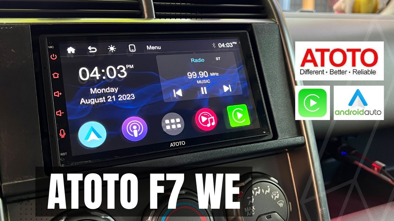 F7 WE 7Inch Double DIN Car Stereo, Wireless Carplay & Wireless Android –  AutoMaximizer