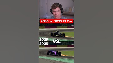 2026 vs. 2025 F1 Car