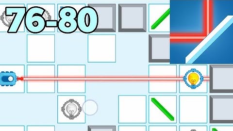 Laser Puzzle - Logic Game Level 76 77 78 79 80 3-Star Android Walkthrough