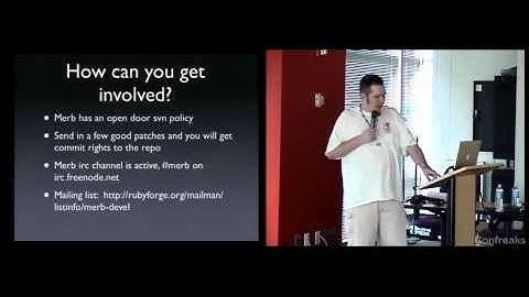 Ruby Hoedown 2007 - Exploring Merb by Ezra Zygmuntowicz