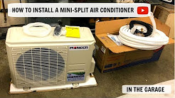 How to Install a Mini-Split Air Conditioner , A/C , Heat Pump , Air Conditioning