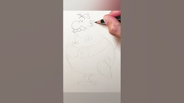 HOW TO DRAW Obelix - complete figure | 0009 #drawing #easydrawing #howtodraw #asterixobelix