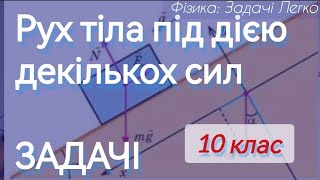картинка: 7/3 ✨ ЗАДАЧІ: РУХ ТІЛА ПІД ДІЄЮ КІЛЬКОХ СИЛ | Фізика : Задачі Легко
