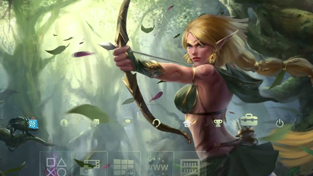elven archer eve dynamic theme full hd youtube