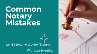 Celebrity Common #Notary Mistakes and How to Avoid Them Net Worth