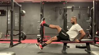 SEATED FLUTTER KICKS