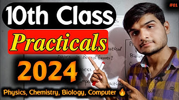 10th physics practical 2024 | 10th biology practical 2024 | 10th chemistry practical 2024