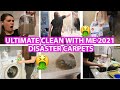 *NEW*ULTIMATE DEEP CLEAN WITH ME/ EXTREME CARPET CLEANING/ SPEED CLEANING /CLEANING MOTIVATION 2021