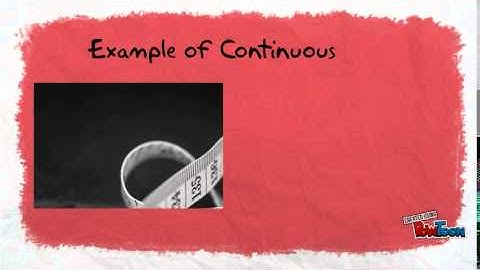 Continuous Vs. Discrete