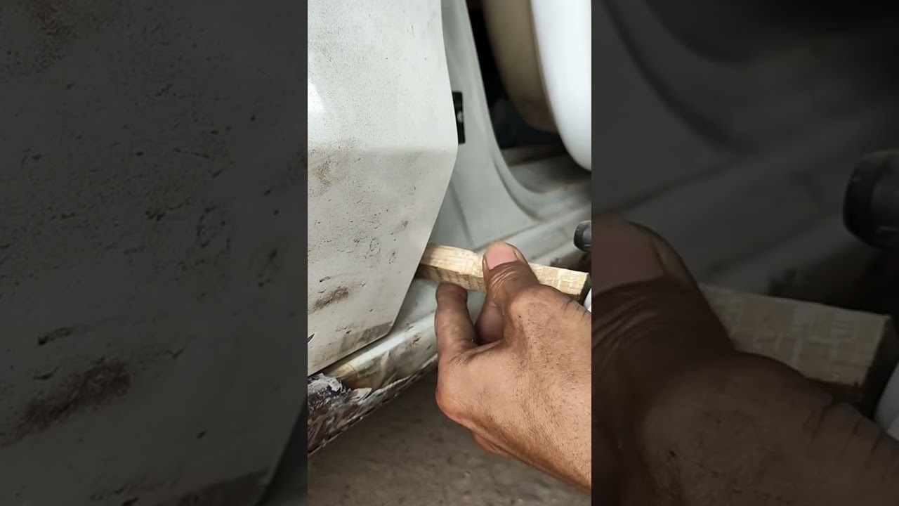 Solution when the car door is dented inward #car #diy #automobile #hsr