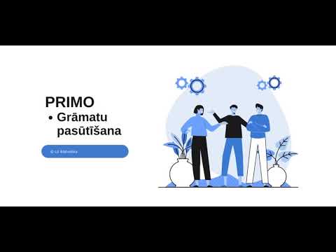 Kā pasūtīt grāmatas Primo? | LU Bibliotēka