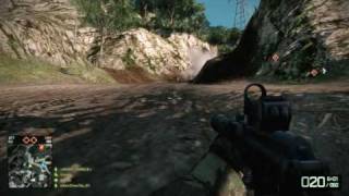 BFBC2: Prone looking error in ground