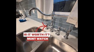 Why This Bridge Kitchen Faucet is a Game Changer! Must Watch