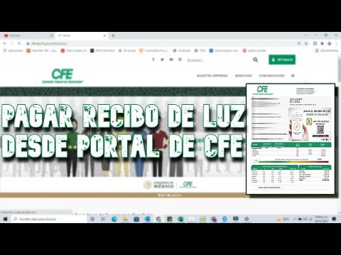 ?Como le hago para PAGAR mi RECIBO DE LUZ desde el portal de CFE?