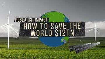 Research Impact: How to save the world $12 trillion