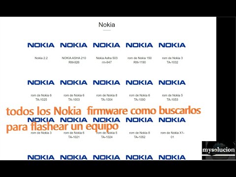 Video: Cómo Hacer Un Firmware Para Nokia