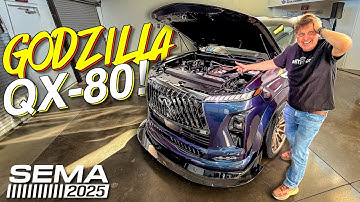 You Won’t Believe What’s Under The Hood Of This QX80 R-Spec! | SEMA 2025