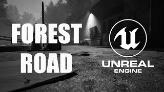 Unreal Engine 5 Realistic Forest Road