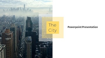 The City   Creative Powerpoint Template